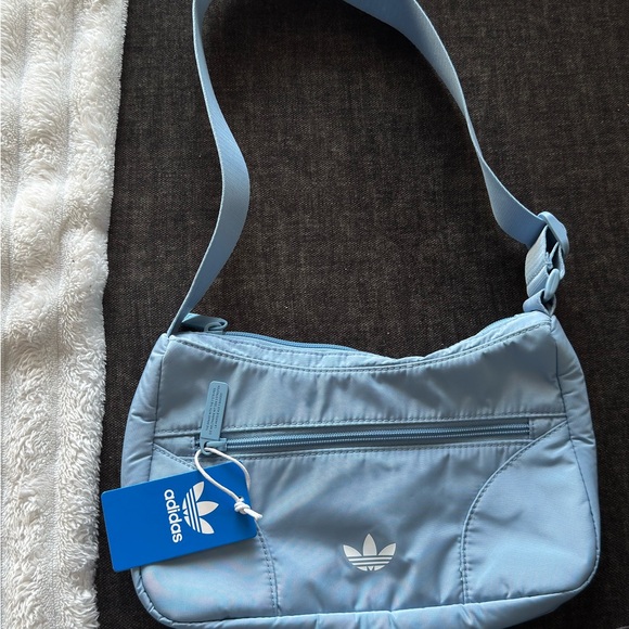 adidas Handbags - Adidas Sky Blue Shoulder Bag